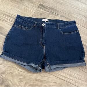 Designers blue jean shorts size 44
